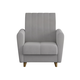 Кресло Сильва Эссен Светло-серый, велюр Светло-серый, велюр