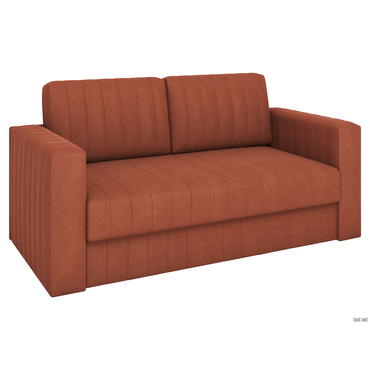 Прямой диван todzal Эллиот Кирпичный, велюр Кирпичный, велюр