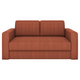 Прямой диван todzal Эллиот Кирпичный, велюр Кирпичный, велюр