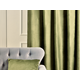 Шторы Ми Текстиль Эвита Салатовый, велюр Салатовый, велюр