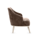 Кресло todzal Лаурель Миди Корица, микровелюр Корица, микровелюр