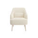 Кресло todzal Лаурель Миди Крем, иск. мех Крем, иск. мех