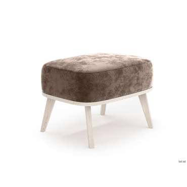 Пуфик todzal Лаурель Корица, микровелюр Корица, микровелюр