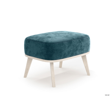 Пуфик todzal Лаурель Зеленый, микровелюр Зеленый, микровелюр