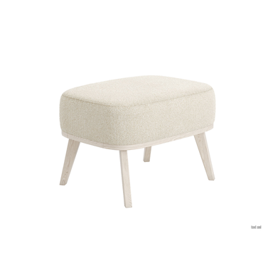 Пуфик todzal Лаурель Крем, иск. мех Крем, иск. мех