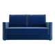 Прямой диван todzal Амьен мини Синий, велюр Синий, велюр