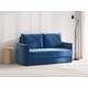Прямой диван todzal Амьен мини Синий, велюр Синий, велюр