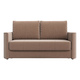 Прямой диван todzal Амьен мини Светло-коричневый, велюр Светло-коричневый, велюр