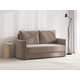 Прямой диван todzal Амьен мини Светло-коричневый, велюр Светло-коричневый, велюр