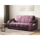 Прямой диван todzal Уильям Розовый, велюр С ящиком