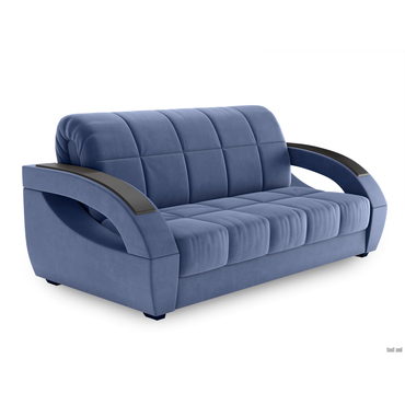 Прямой диван todzal Уильям Деним, велюр С ящиком