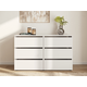 Комод СВ-Мебель Тайлер Белый текстурный Белый текстурный