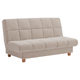 Прямой диван todzal Юта Бежевый, велюр Бежевый, велюр