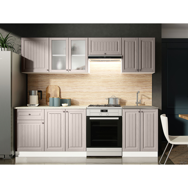 Кухонный гарнитур Эра Хозяюшка 240 см Мускат Мускат