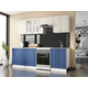 Кухонный гарнитур Эра Хозяюшка 240 см Акация белая / Деним Акация белая / Деним