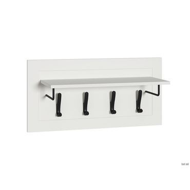 Настенная вешалка Моби Остин Белый шагрень Белый шагрень