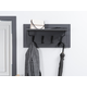 Настенная вешалка Моби Остин Серый графит Серый графит
