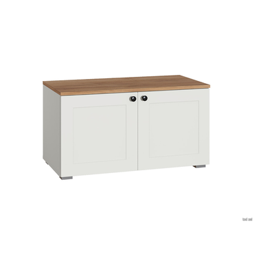 Обувница Моби Остин Белый шагрень / Дуб Крафт золотой Белый шагрень / Дуб Крафт золотой