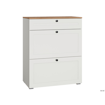 Обувница Моби Остин Белый шагрень / Дуб Крафт золотой Белый шагрень / Дуб Крафт золотой