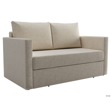 Прямой диван Салотти Фабия Бежевый, рогожка Бежевый, рогожка