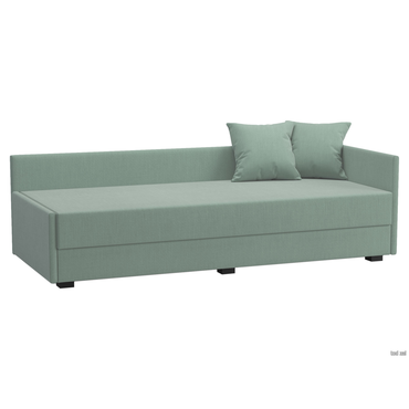 Прямой диван Салотти Маркиз Бирюзовый, рогожка Универсальное