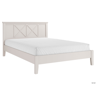 Двуспальная кровать todzal Альмина Льняной 160х200 см