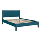 Двуспальная кровать todzal Адела Массив Сосны Сапфировый 140х200 см