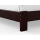 Двуспальная кровать todzal Барди Орех темный 140х200 см