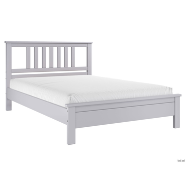 Двуспальная кровать todzal Власта Антрацит Без ящиков 140х200 см