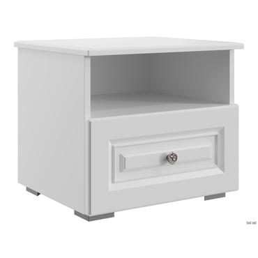 Прикроватная тумбочка todzal Аврора Белый античный Белый античный