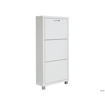 Обувница IRONNORI Люкс 3 Белый шагрень Белый шагрень