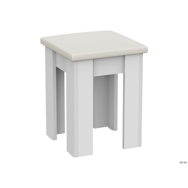 Табурет СВ-Мебель Пасад Белый, экокожа / Белый Белый, экокожа / Белый