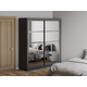 Шкаф-купе СВ-Мебель Айсбер Графит серый 200 см