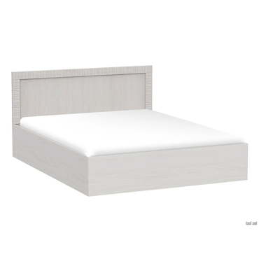 Двуспальная кровать СВ-Мебель Гамма Ясень Анкор светлый / Сандал светлый Без подъемного механизма 160х200 см