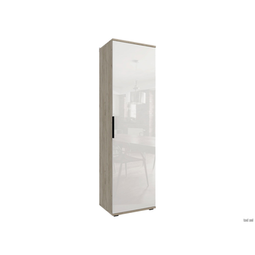 Распашной шкаф todzal Элвин Дуб Крафт / Белый глянец Дуб Крафт / Белый глянец