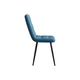 Стул todzal Джоел Синий, микровелюр / Черный, металл Синий, микровелюр / Черный, металл