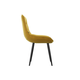 Стул todzal Дьюк Желтый, микровелюр / Черный, металл Желтый, микровелюр / Черный, металл