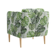 Кресло todzal Тайвин Монстера, велюр Монстера, велюр