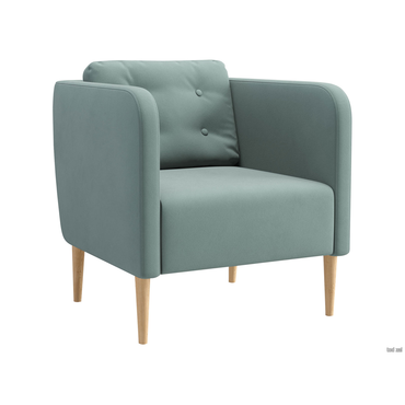 Кресло todzal Тайвин Бирюзовый, велюр Бирюзовый, велюр