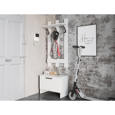 Прихожая todzal Аляска Белый Белый