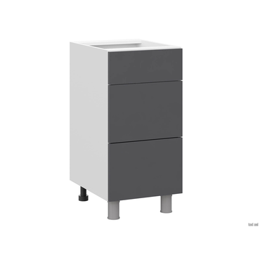 Кухонный модуль СВ-Мебель Тандем Белый / Графит 40 см