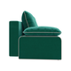 Прямой диван todzal Матис Зеленый, велюр Зеленый, велюр