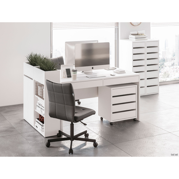 Комплект офисной мебели todzal Алтай 1 Белый Белый