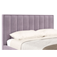 Двуспальная кровать todzal Дели Лаванда, велюр 160х200 см