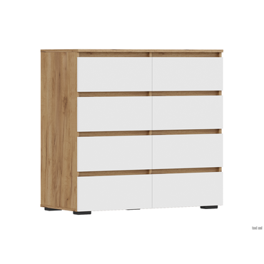 Комод todzal Ирэн Белый / Дуб Крафт золотой Белый / Дуб Крафт золотой