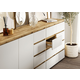 Комод todzal Ирэн Белый / Дуб Крафт золотой Белый / Дуб Крафт золотой