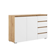 Комод todzal Ирэн Белый / Дуб Крафт золотой Белый / Дуб Крафт золотой