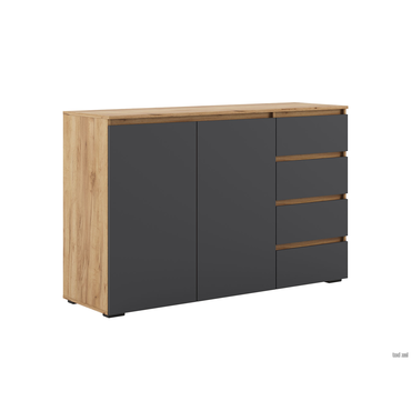 Комод todzal Ирэн Дуб Крафт золотой / Графит серый Дуб Крафт золотой / Графит серый