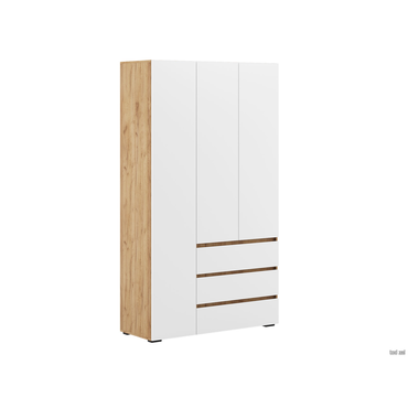 Распашной шкаф todzal Ирэн Белый / Дуб Крафт золотой Белый / Дуб Крафт золотой