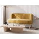 Прямой диван todzal Эмили Горчичный, велюр Горчичный, велюр